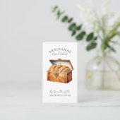 Bread Bakery Baker Business Card 名刺 (スタンド正面)