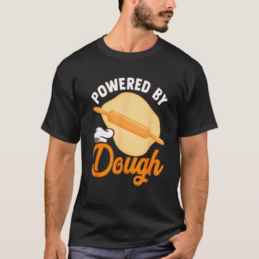 Bread Baking Bread Maker Powered By Dough Tシャツ (正面)