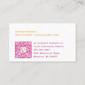 Bread Bible Logo | Christian Food Ministry 名刺 (裏面)