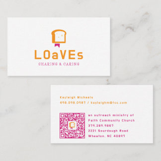 Bread Bible Logo | Christian Food Ministry 名刺