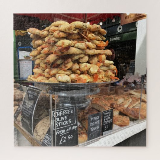 Bread for Sale, Borough Market,ロンドン,英国 ジグソーパズル (縦)
