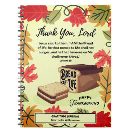 BREAD OF LIFE Thanksgiving感謝ジャーナル ノートブック