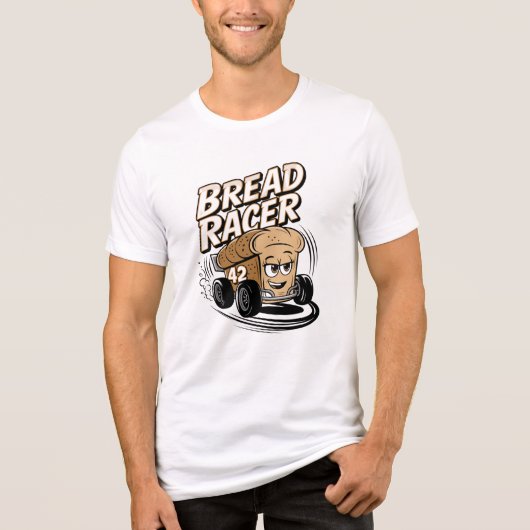 Bread Racer：競争を勝ち抜く！ トライブレンドＴシャツ (正面)