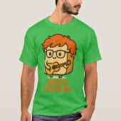 Bread Sheeran Funny Pun Music Meme Pop Star Musici Tシャツ (正面)