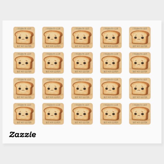 Bread sticker スクエアシール (シート)