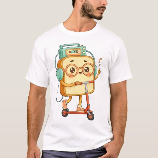Bread Tony- cute scooter T-Shirt Tシャツ (正面)
