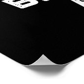 Bready For Action おもしろい Bread Pun Dark BG ポスター (角)