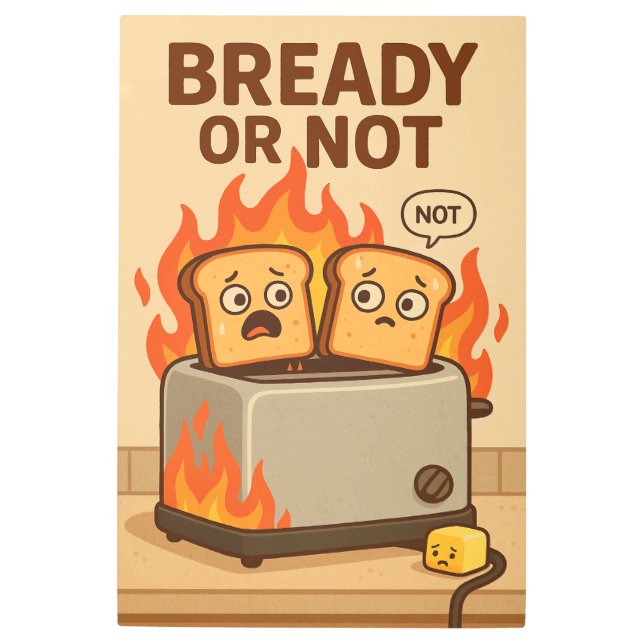 Bready or Not メタルプリント (正面)