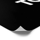 Bready To Food おもしろい Bread Pun Dark BG ポスター (角)