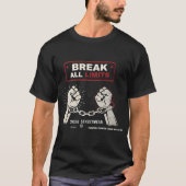 Break All Limits T-Shirt | Motivational Gym Tee |  Tシャツ (正面)