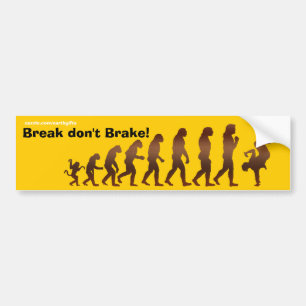 BREAK DANCE おもしろい Bumperスタンプ バンパーステッカー