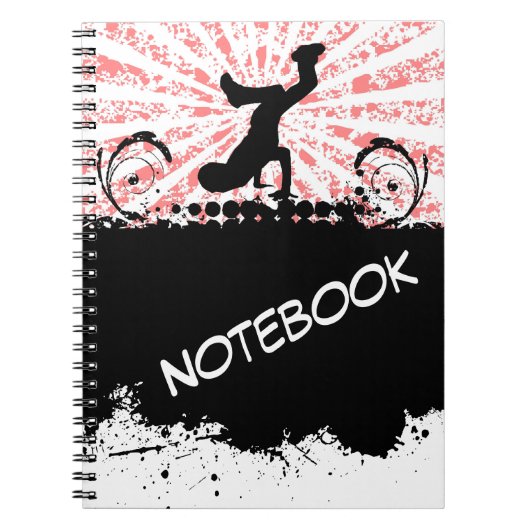 Break Dance Notebook ノートブック (正面)