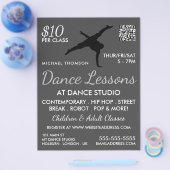 Break Dancer Silhouette、Dance Lesson 広告's チラシ (シングル)