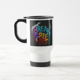 "Break Free"旅行コーヒーマグ トラベルマグ