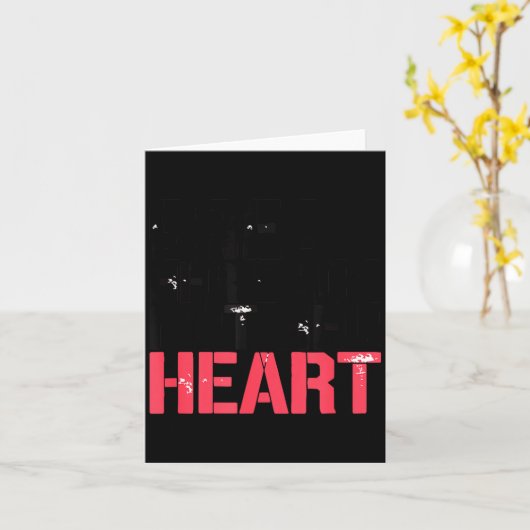 Break Her Not Heart Funny Quote  カード (黄色い花)