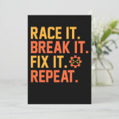 Break It Fix It Car Mechanic Auto Mechanics Work サンキューカード (スタンド正面)