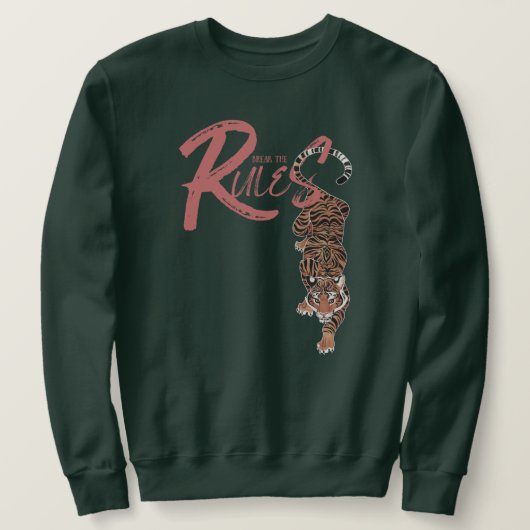 Break The Rules スウェットシャツ (デザイン正面)