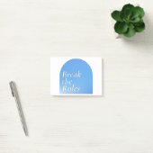 Break the rules sticker, retro typography, ポストイット (オフィス)