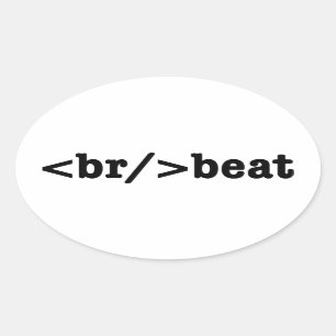 breakbeat HTMLコード 楕円形シール