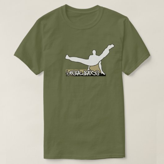 BreakdanceのTシャツ Tシャツ (デザイン正面)