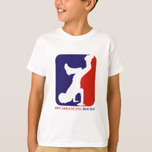 Breakdanceはデザインを揺すります Tシャツ