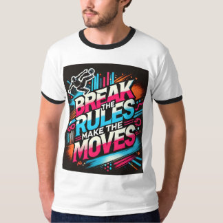 BreakdanceインスパイアメンズTシャツ Tシャツ