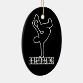 Breakdanceカスタムな色のオーナメント セラミックオーナメント (右)