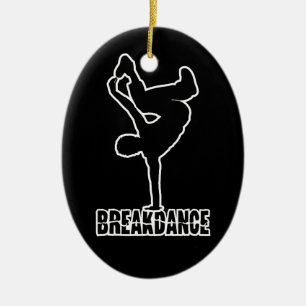 Breakdanceカスタムな色のオーナメント セラミックオーナメント