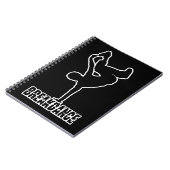 Breakdanceカスタムな色のノート ノートブック (左側)