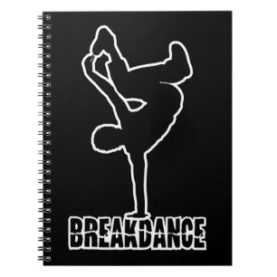 Breakdanceカスタムな色のノート ノートブック