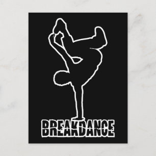 Breakdanceカラーカスタムポストカード ポストカード