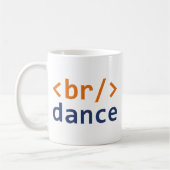 Breakdanceコード コーヒーマグカップ (左)