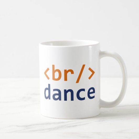 Breakdanceコード コーヒーマグカップ (右)