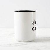 Breakdanceコード ツートーンマグカップ (中央)