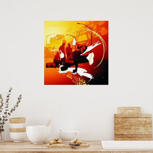 Breakdanceポスター ポスター (キッチン)