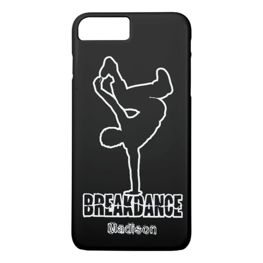 Breakdance名前をカスタムするとカラー電話ケース Case-Mate iPhoneケース (裏面)
