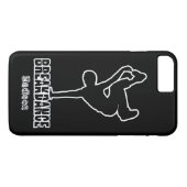 Breakdance名前をカスタムするとカラー電話ケース Case-Mate iPhoneケース (裏面(横))