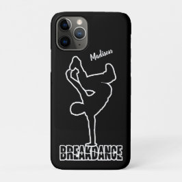Breakdance名前をカスタムするとカラー電話ケース iPhone 11 Proケース