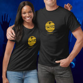 Breakdance黒い黄色 Tシャツ