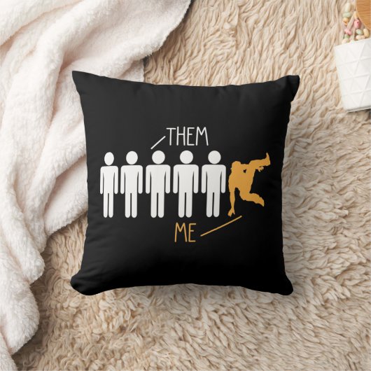 Breakdance Boring People Difference Breakdancing クッション (ブランケット)