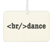 breakdance HTMLコード カーエアーフレッシュナー (正面)