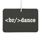 breakdance HTMLコード カーエアーフレッシュナー (裏面)