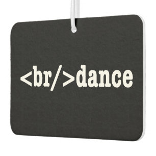 breakdance HTMLコード カーエアーフレッシュナー