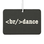 breakdance HTMLコード カーエアーフレッシュナー (正面)
