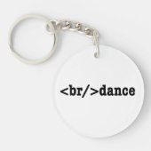 breakdance HTMLコード キーホルダー (正面)