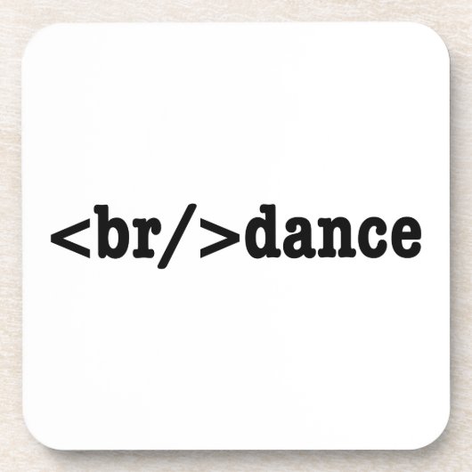 breakdance HTMLコード コースター (正面)