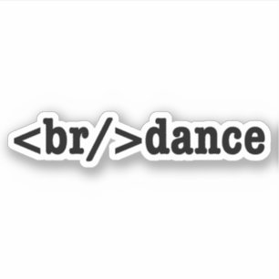 breakdance HTMLコード シール