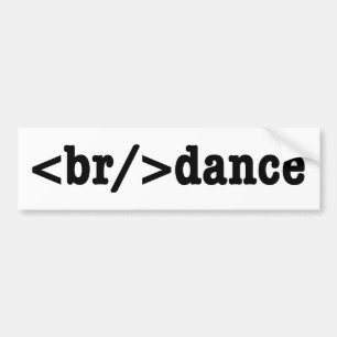breakdance HTMLコード バンパーステッカー