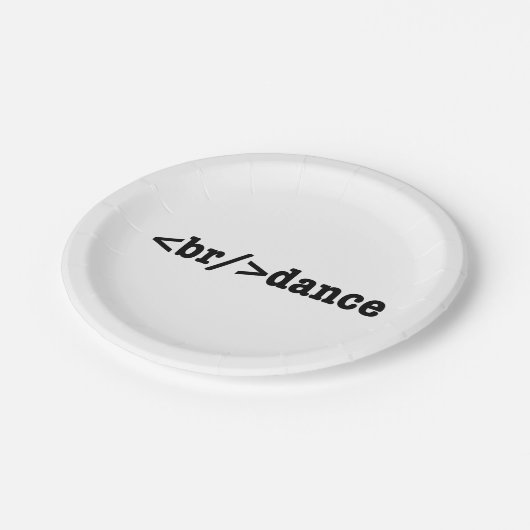 breakdance HTMLコード ペーパープレート (アングル)