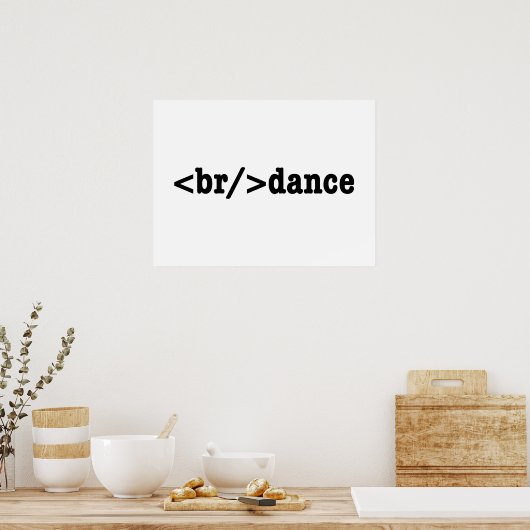 breakdance HTMLコード ポスター (キッチン)